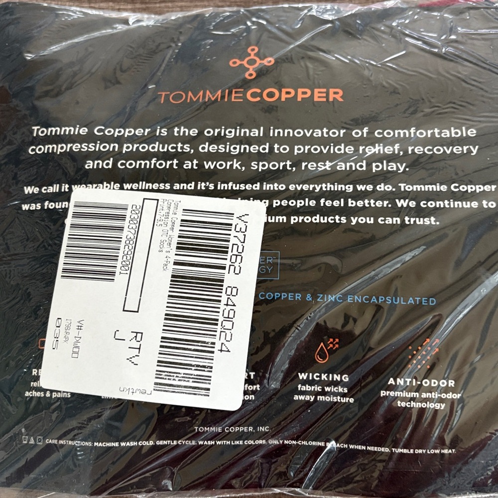 Women’s OTC Tommy Copper Compression Striped and Argyle Socks Set 4 Pair - Picture 2 of 4